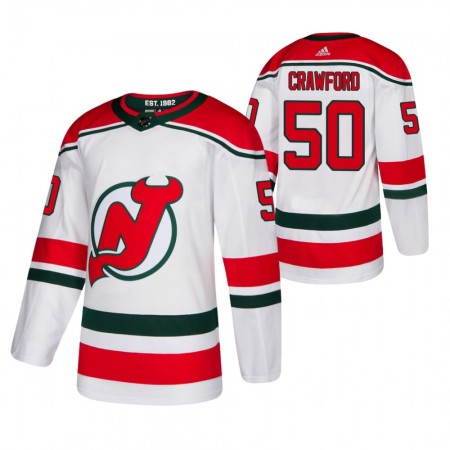 Camisola New Jersey Devils Corey Crawford 50 2020-21 Terceiro Authentic - Homem
